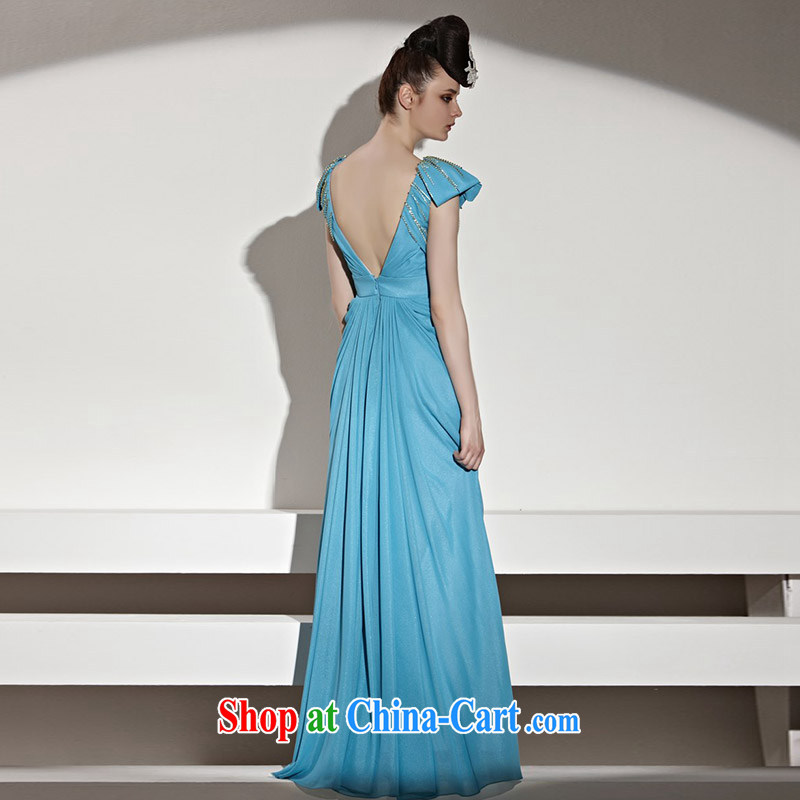 Creative Fox dress autumn and winter, the sense of deep V dress banquet toast service quality and elegant wedding dresses long dresses in Europe and 81,205 color pictures XXL, creative Fox (coniefox), online shopping