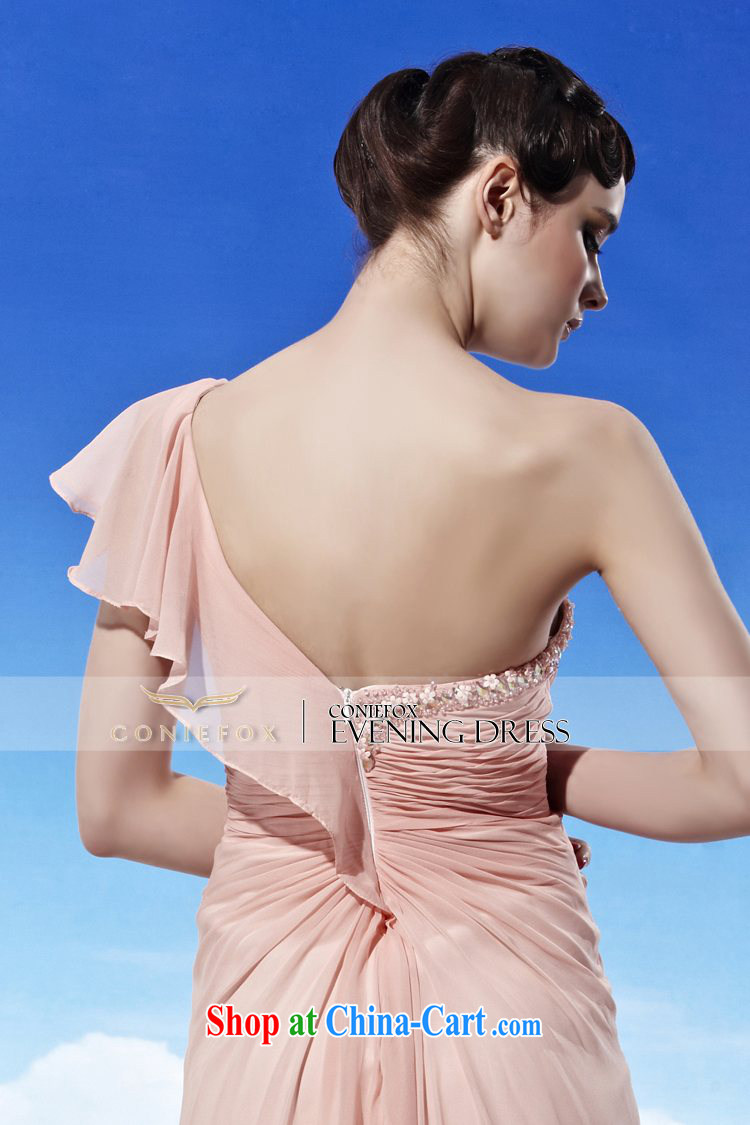 Creative Fox Evening Dress bridal dresses chest bare long evening dress wedding toast serving the shoulder continental evening dress dress dress 56,909 pink XXL pictures, price, brand platters! Elections are good character, the national distribution, so why buy now enjoy more preferential! Health