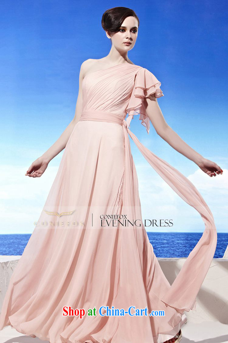 Creative Fox dress pink single shoulder graphics thin dress elegant long evening dress toast serving the annual dress style ladies dress 56,916 pink XL pictures, price, brand platters! Elections are good character, the national distribution, so why buy now enjoy more preferential! Health