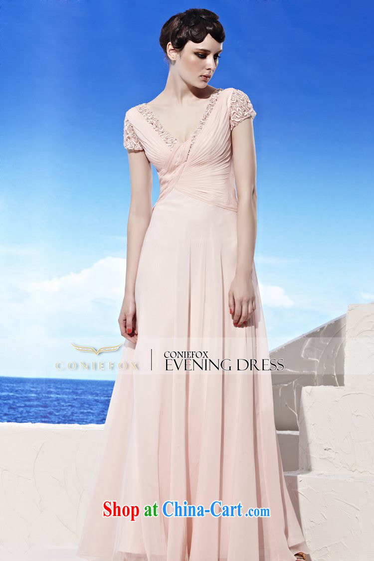 Creative Fox dress chaired annual banquet dress long sexy V collar dress bridal wedding dress beauty bridesmaid dress dress 56,919 pink S pictures, price, brand platters! Elections are good character, the national distribution, so why buy now enjoy more preferential! Health