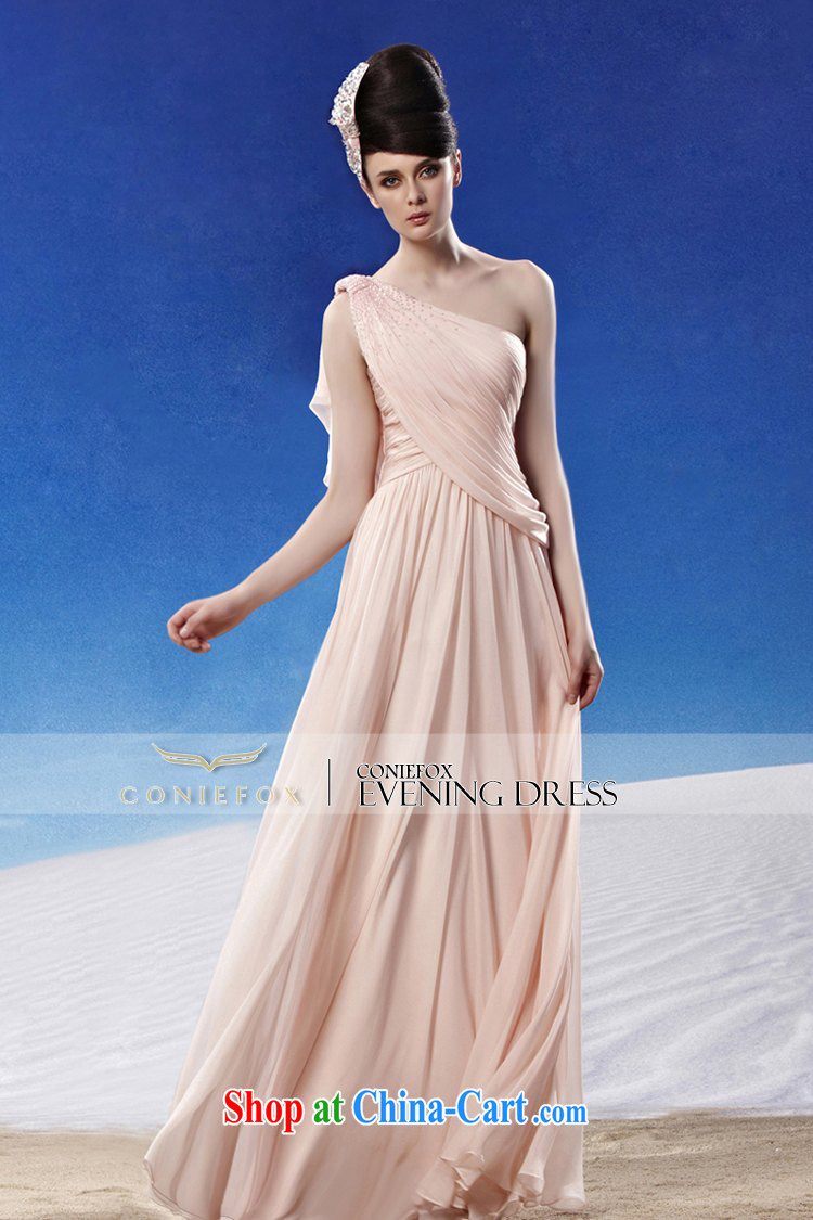 Creative Fox dress single shoulder Pink Sweet Princess dress dress wedding dress elegant long bridesmaid service banquet hosted service performed 81,240 picture color XXL pictures, price, brand platters! Elections are good character, the national distribution, so why buy now enjoy more preferential! Health