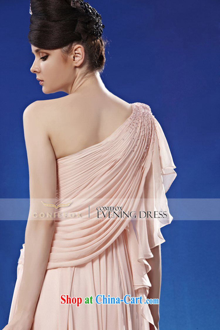 Creative Fox dress single shoulder Pink Sweet Princess dress dress wedding dress elegant long bridesmaid service banquet hosted service performed 81,240 picture color XXL pictures, price, brand platters! Elections are good character, the national distribution, so why buy now enjoy more preferential! Health