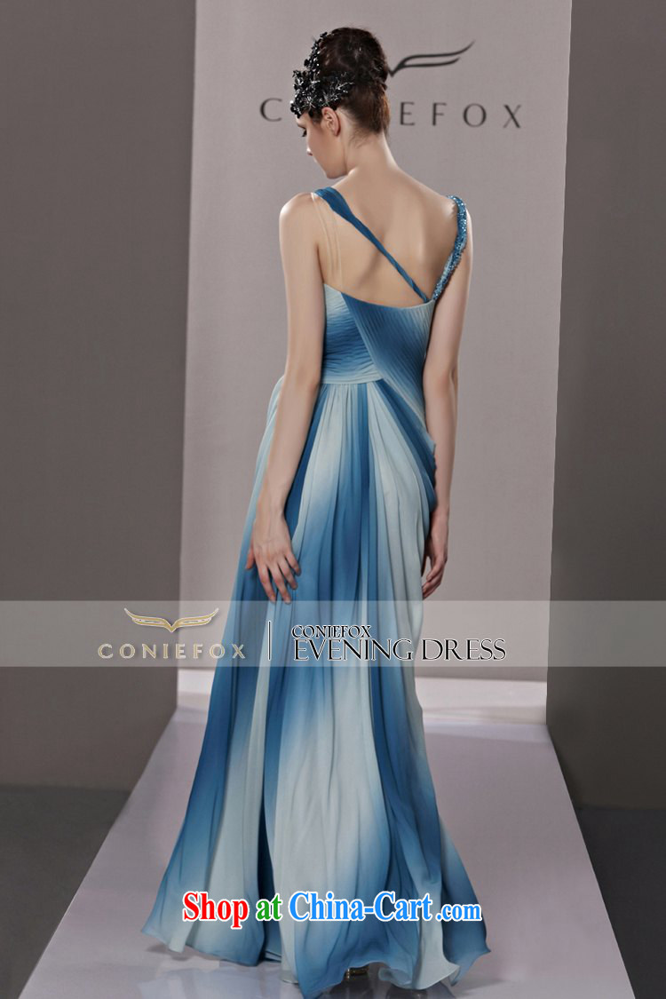 Creative Fox Evening Dress blue gradient straps sexy evening dress dress evening dress toast serving high quality parquet drill conducted dress uniforms 81,295 pictures color XXL pictures, price, brand platters! Elections are good character, the national distribution, so why buy now enjoy more preferential! Health