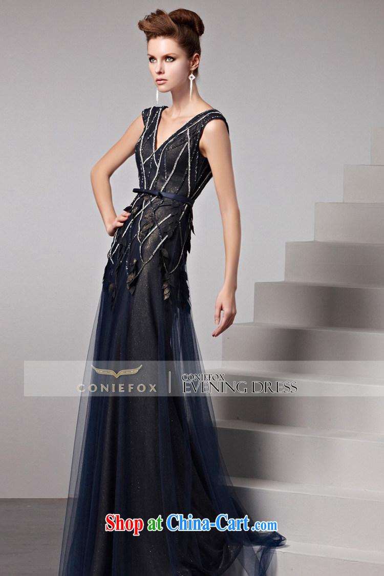 Creative Fox Evening Dress new blue dress Deep V fall dresses dresses dresses show high quality parquet drill banquet dress 81,508 picture color XXL pictures, price, brand platters! Elections are good character, the national distribution, so why buy now enjoy more preferential! Health
