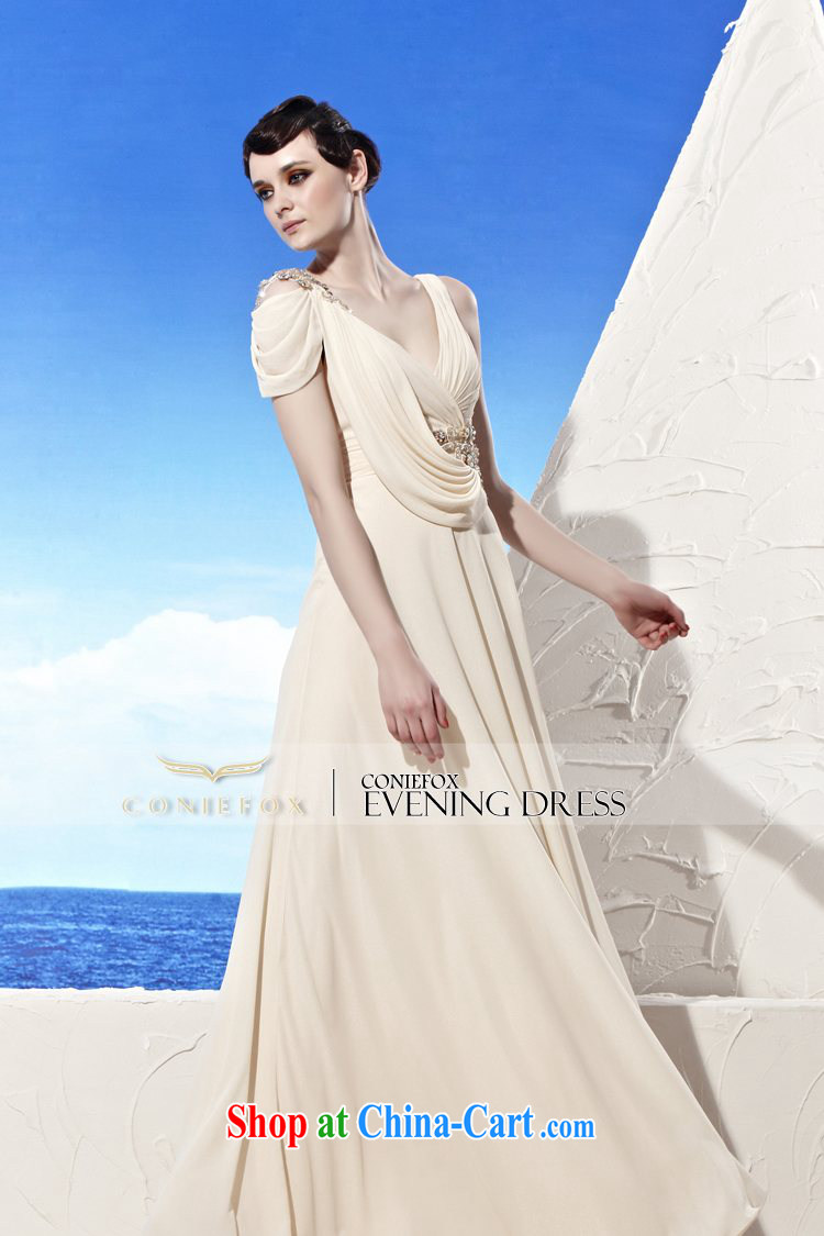 Creative Fox dress Europe V deep snow woven dress long dress elegance evening dress uniform toast the annual dress with 56,939 pictures color XL pictures, price, brand platters! Elections are good character, the national distribution, so why buy now enjoy more preferential! Health