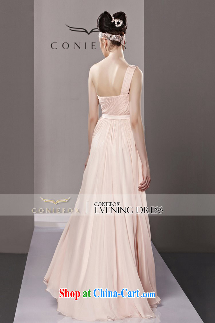 Creative Fox dress sense of the shoulder pink bridal wedding dress fashion long dress banquet evening dress uniform toast moderator dress 81,308 picture color XXL pictures, price, brand platters! Elections are good character, the national distribution, so why buy now enjoy more preferential! Health