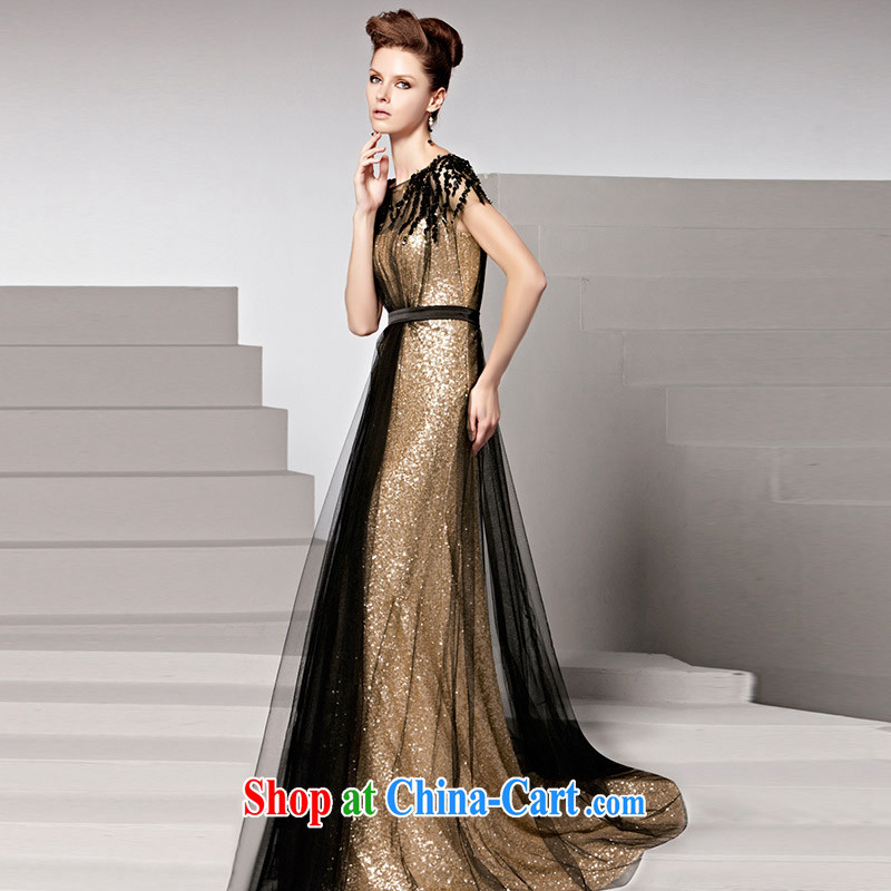 Creative Fox Evening Dress New Long dress and trendy, upscale dress the crowsfoot evening dress toast stage service 81,516 picture color XL, creative Fox (coniefox), online shopping
