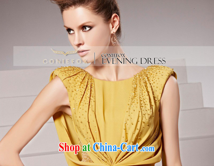 Creative Fox dress new banquet long dress uniforms yellow field and dress and Evening Dress bridesmaid dress show service 81,536 picture color XXL pictures, price, brand platters! Elections are good character, the national distribution, so why buy now enjoy more preferential! Health