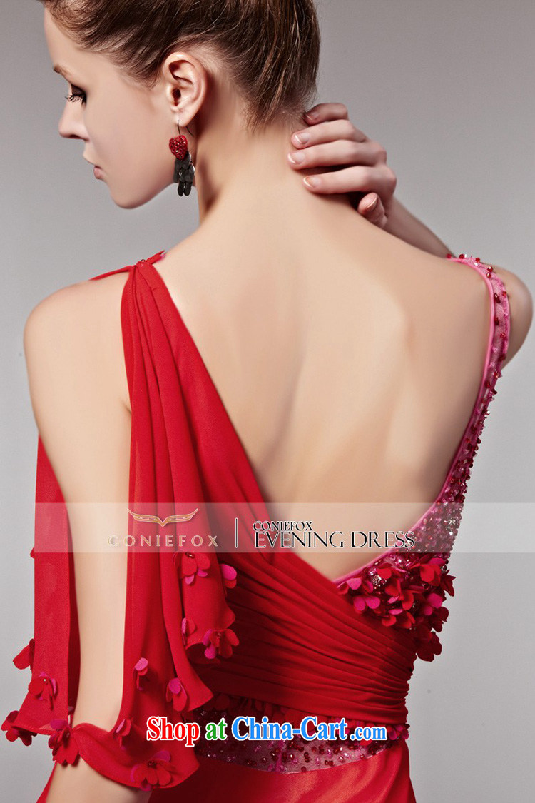 Creative Fox dress banquet Evening Dress bridal toast dress long skirt Red double-shoulder wedding dress sense of deep V dress Red Carpet dress 81,555 picture color XXL pictures, price, brand platters! Elections are good character, the national distribution, so why buy now enjoy more preferential! Health