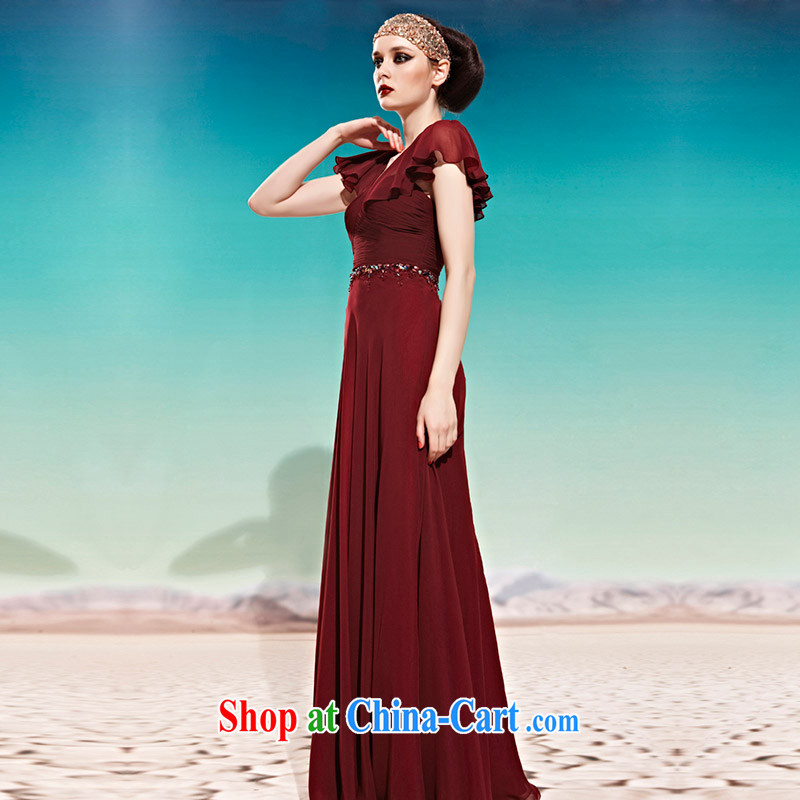 Creative Fox dress Europe banquet dress long dress graceful evening gown the annual dress theatrical service 56,998 pictures color M, creative Fox (coniefox), online shopping