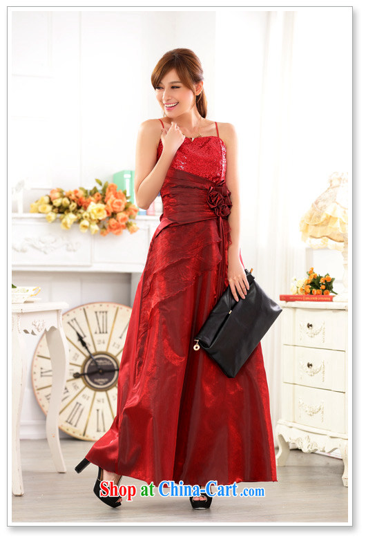Land is the Yi 2014 new European and American Standard bare shoulders evening beauty graphics thin large, female fat MM evening dress long marriage bridesmaid dresses bows dress wine red XXXL pictures, price, brand platters! Elections are good character, the national distribution, so why buy now enjoy more preferential! Health