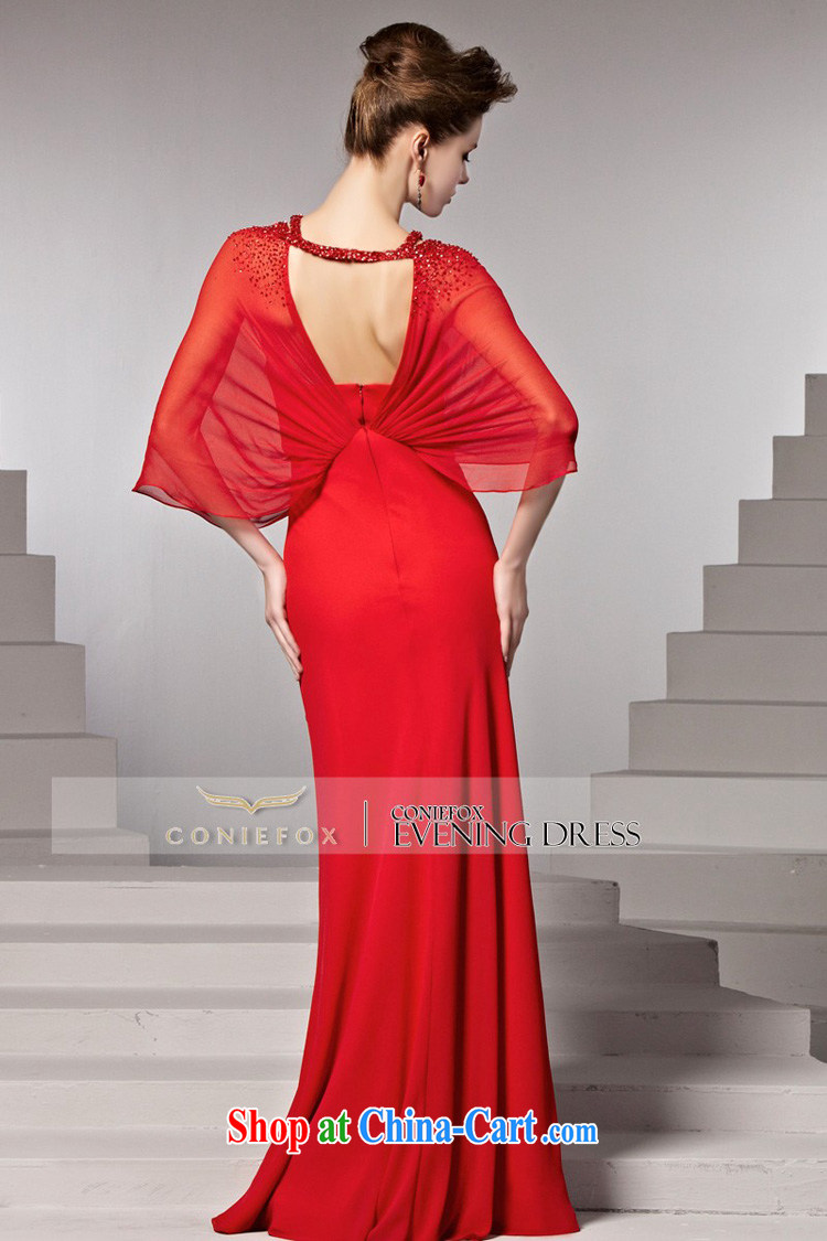Creative Fox Evening Dress red bridal wedding dress banquet toast long gown, with dress sweet Mary Magdalene chest dress long skirt 81,580 picture color XL pictures, price, brand platters! Elections are good character, the national distribution, so why buy now enjoy more preferential! Health