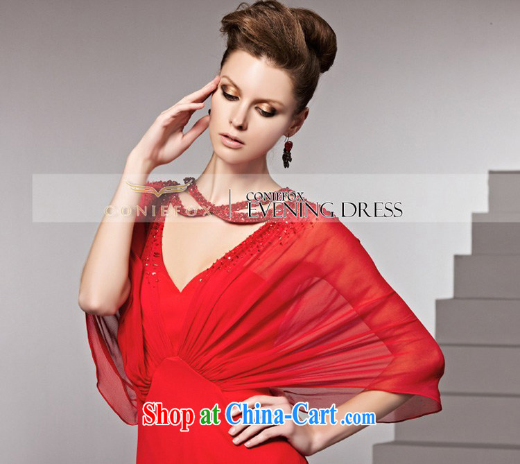 Creative Fox Evening Dress red bridal wedding dress banquet toast long gown, with dress sweet Mary Magdalene chest dress long skirt 81,580 picture color XL pictures, price, brand platters! Elections are good character, the national distribution, so why buy now enjoy more preferential! Health