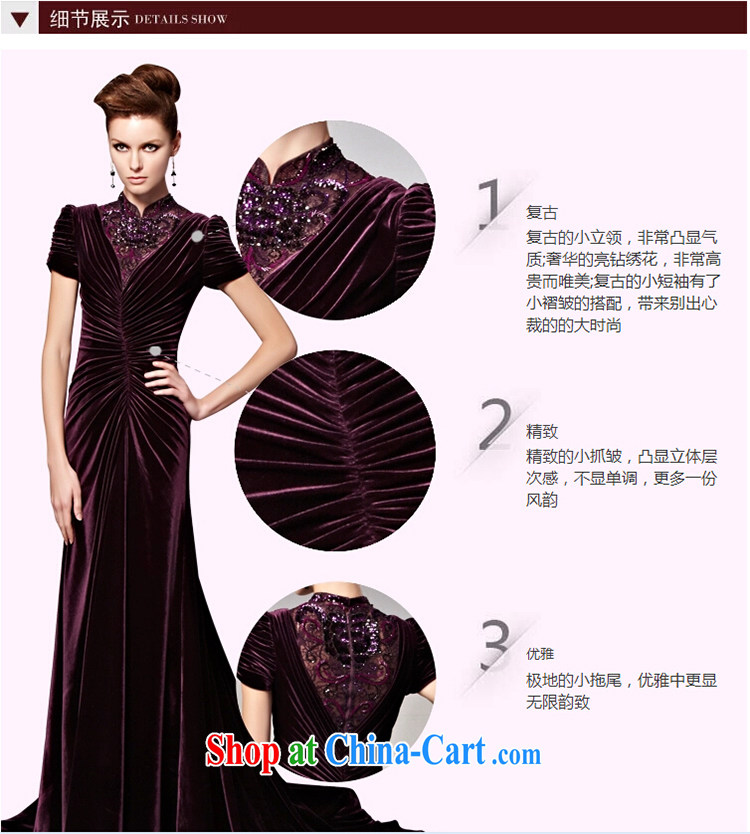 Creative Fox Evening Dress 2015 New Evening dress attire banquet toast serving long-tail dress Openwork flowers dress presided over 81,632 picture color L pictures, price, brand platters! Elections are good character, the national distribution, so why buy now enjoy more preferential! Health