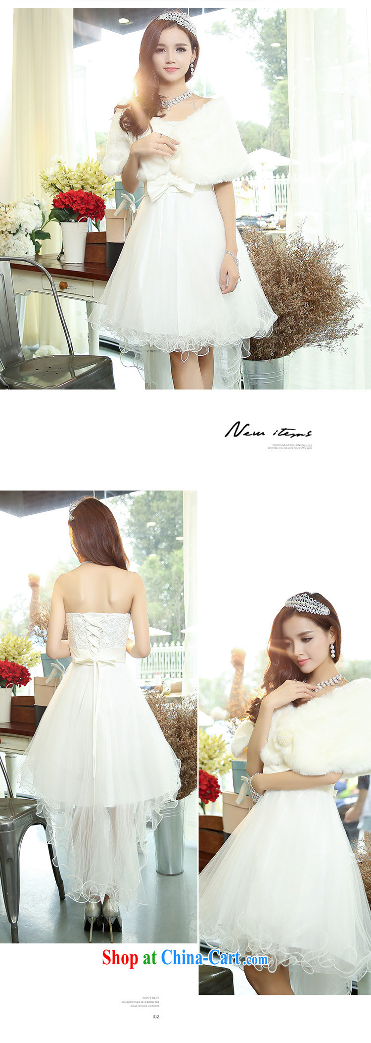 Arrogant season autumn 2015 Korean married women with dresses back door bows dress dress wedding bridesmaid dress female red with blue shawl S pictures, price, brand platters! Elections are good character, the national distribution, so why buy now enjoy more preferential! Health