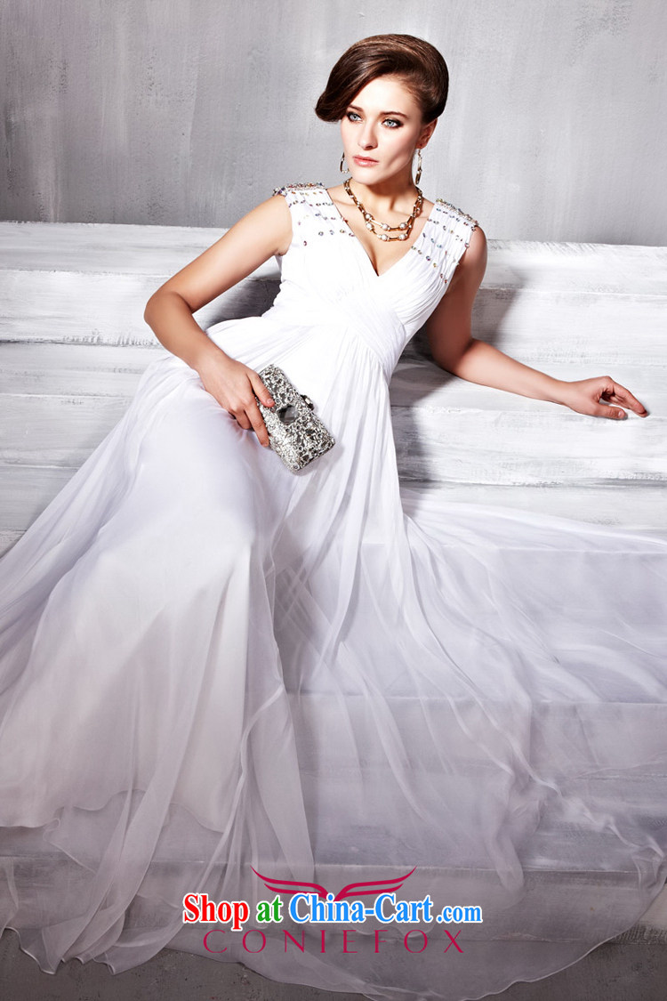 Creative Fox Evening Dress stylish deep V sexy evening dress with long skirt the stars dress Princess dress bridesmaid dress uniform toast 56,606 white XL pictures, price, brand platters! Elections are good character, the national distribution, so why buy now enjoy more preferential! Health