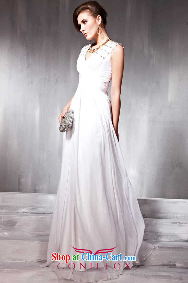 Creative Fox Evening Dress stylish deep V sexy evening dress with long skirt the stars dress Princess dress bridesmaid dress uniform toast 56,606 white XL pictures, price, brand platters! Elections are good character, the national distribution, so why buy now enjoy more preferential! Health