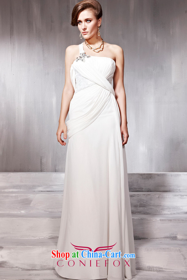 Creative Fox Tuxedo White single shoulder wedding dresses banquet evening show hosted service dress bridal wedding dress uniform toast welcoming service 56,862 white XXL pictures, price, brand platters! Elections are good character, the national distribution, so why buy now enjoy more preferential! Health