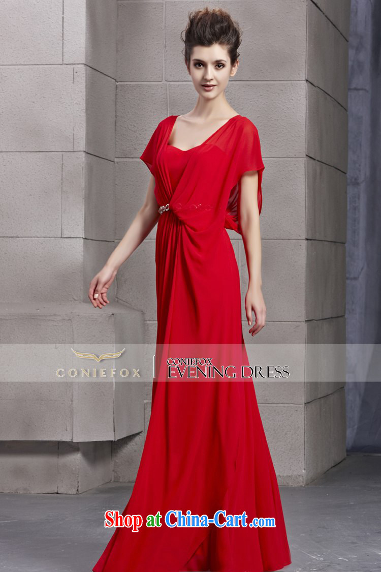 Creative Fox dress continental unique package shoulder the cuff dress bridal red wedding dress dress uniform toast the dress skirt 30,080 red L pictures, price, brand platters! Elections are good character, the national distribution, so why buy now enjoy more preferential! Health