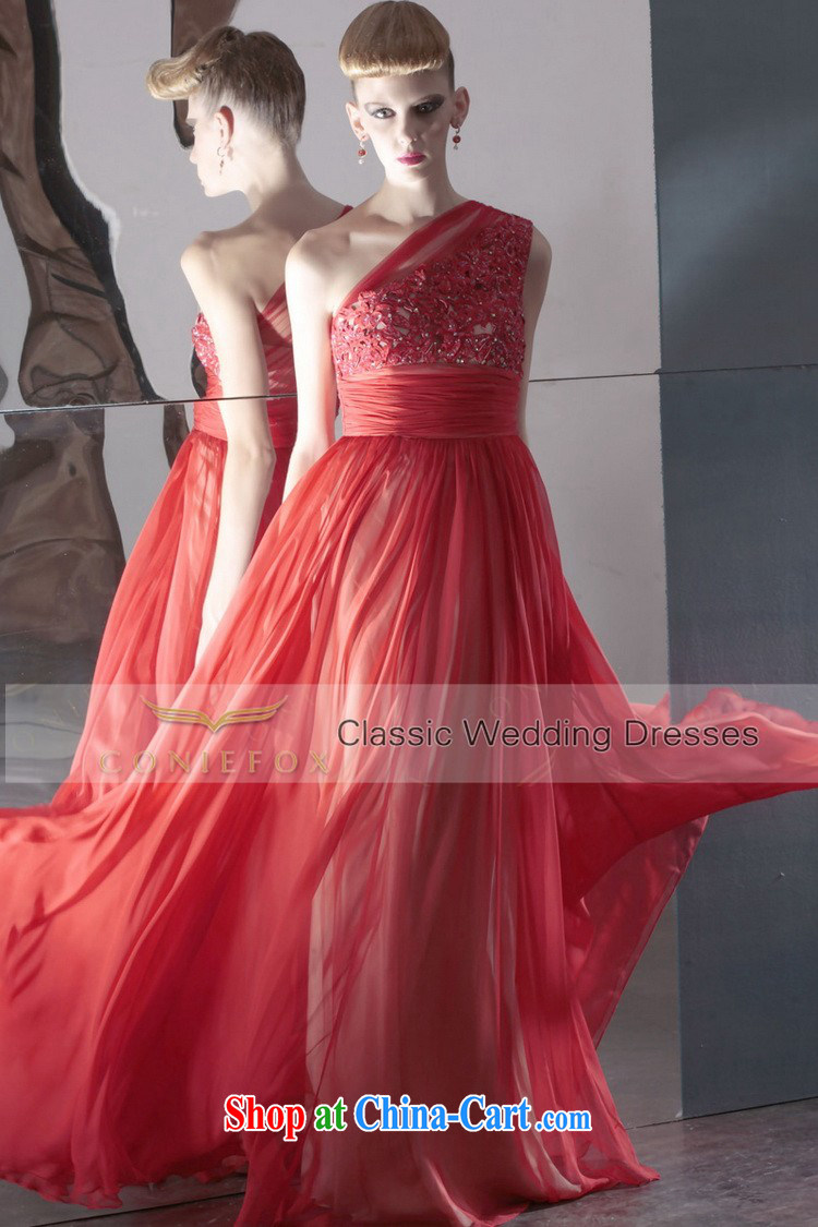 Creative Fox Evening Dress red bridal wedding dress softness and elegant large skirt evening dress with shoulder long dress theatrical dress 80,950 red XXL pictures, price, brand platters! Elections are good character, the national distribution, so why buy now enjoy more preferential! Health