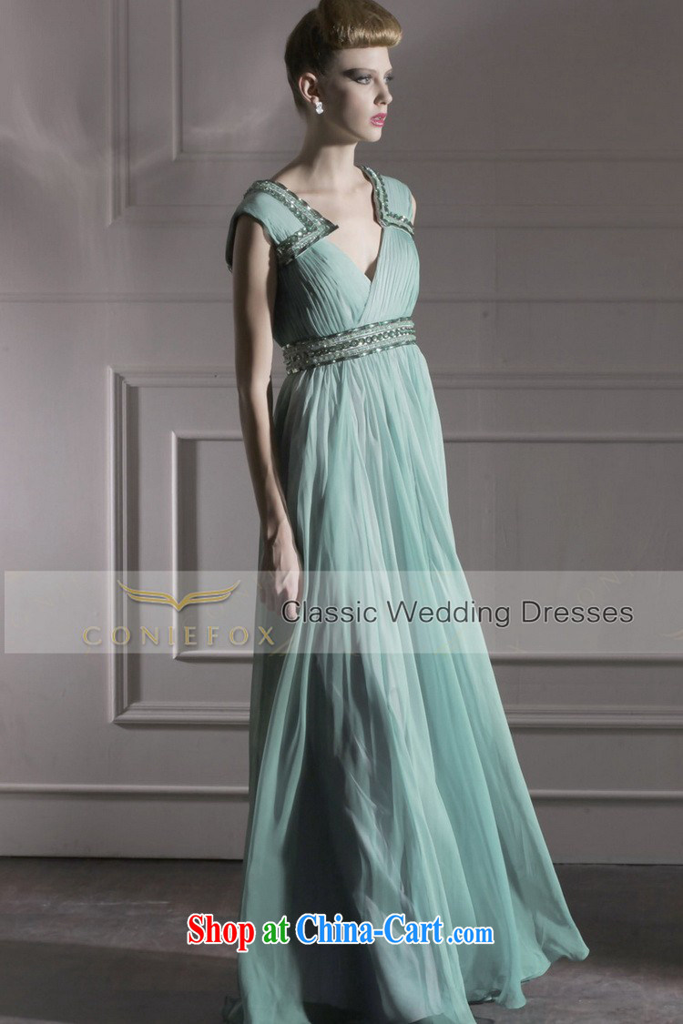 Creative Fox Evening Dress sexy shoulders V for banquet exclusive evening dress theatrical dress stylish and elegant serving toast moderator dress 80,953 army green XXL pictures, price, brand platters! Elections are good character, the national distribution, so why buy now enjoy more preferential! Health