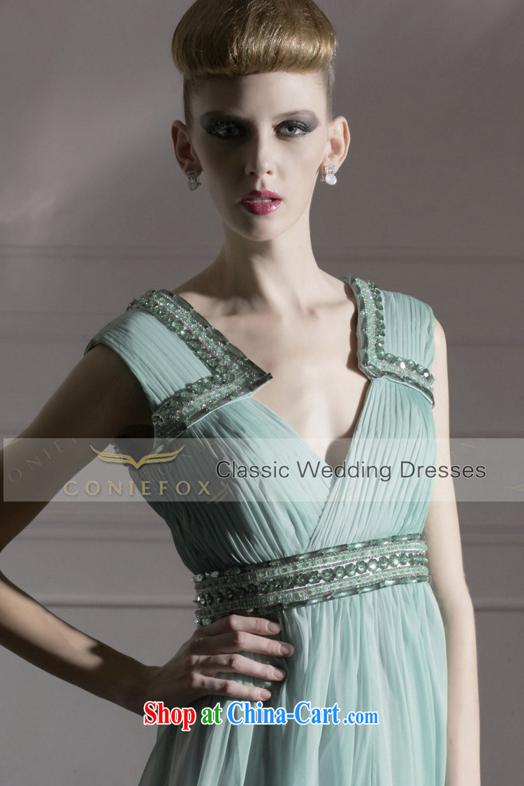 Creative Fox Evening Dress sexy shoulders V for banquet exclusive evening dress theatrical dress stylish and elegant serving toast moderator dress 80,953 army green XXL pictures, price, brand platters! Elections are good character, the national distribution, so why buy now enjoy more preferential! Health