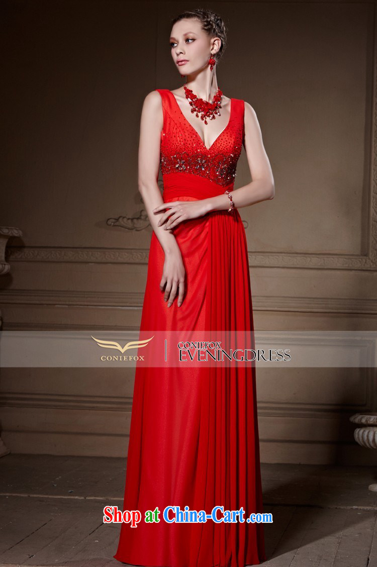 Creative Fox high-end custom dress 2015 new sexy deep V collar red bridal wedding dresses long dresses beauty 81,620 picture color tailored pictures, price, brand platters! Elections are good character, the national distribution, so why buy now enjoy more preferential! Health