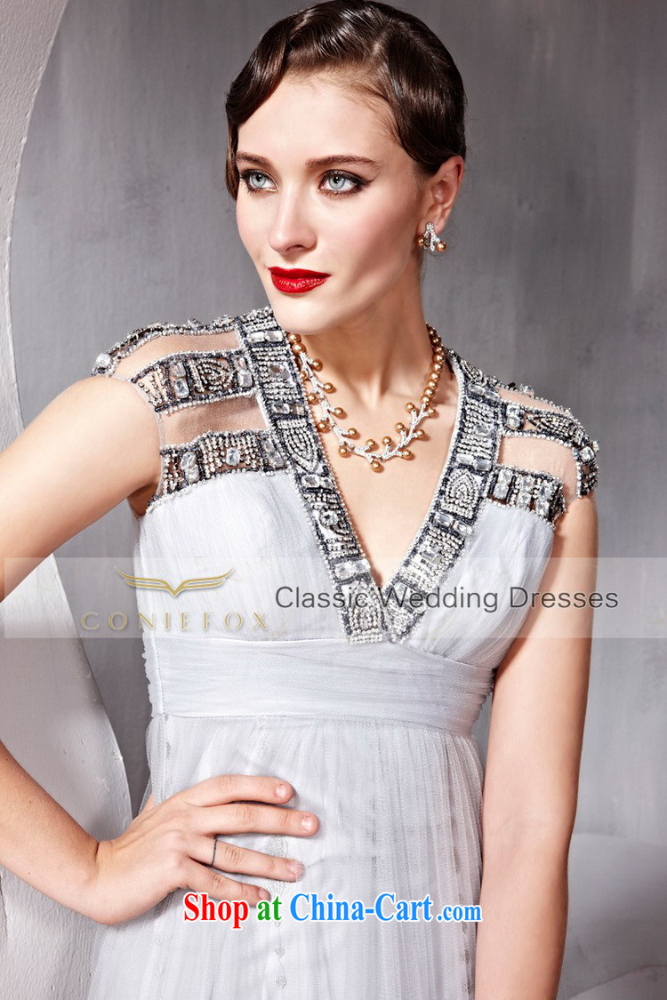 Creative Fox dress V collar package shoulder high waist, wedding dresses banquet toast Service Bridal wedding dress video slim dresses, 80,952 white XXL pictures, price, brand platters! Elections are good character, the national distribution, so why buy now enjoy more preferential! Health