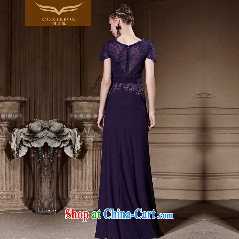 Creative Fox high-end custom dress new noble embroidery dress banquet toast. The annual beauty dress long dress 81,635 color pictures are tailored to creative Fox (coniefox), online shopping
