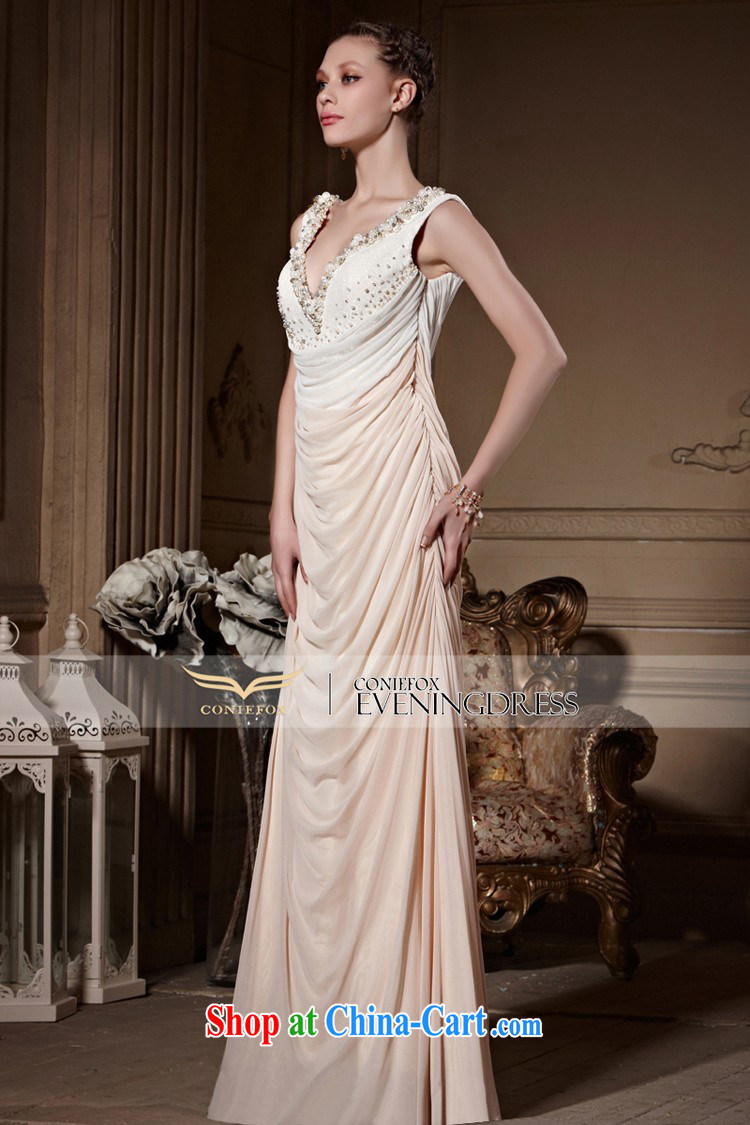 Creative Fox high-end custom Evening Dress sexy V collar inserts drill dress bridal wedding dress bridesmaid dress annual dress presided over 81,659 picture color tailored pictures, price, brand platters! Elections are good character, the national distribution, so why buy now enjoy more preferential! Health