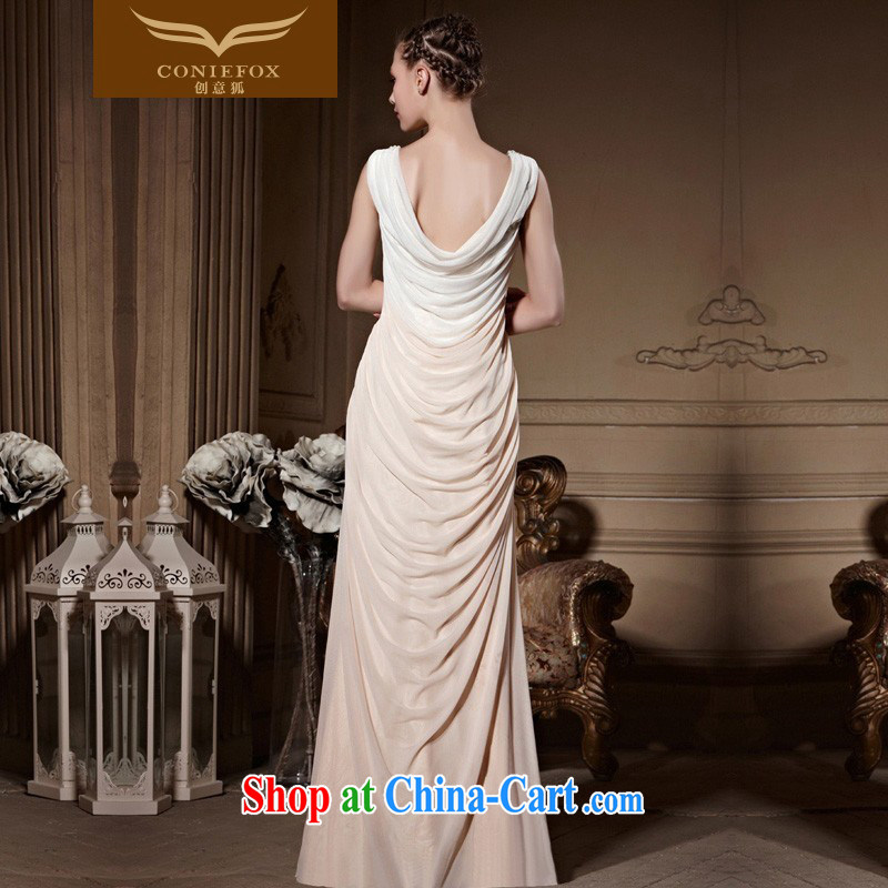 Creative Fox high-end custom dress sexy V collar inserts drill dress bridal wedding dress bridesmaid dress annual meeting presided over 81,659 dresses picture color tailored creative Fox (coniefox), online shopping