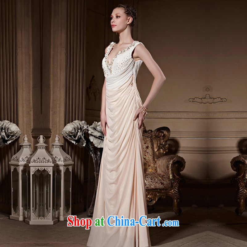 Creative Fox high-end custom dress sexy V collar inserts drill dress bridal wedding dress bridesmaid dress annual meeting presided over 81,659 dresses picture color tailored creative Fox (coniefox), online shopping