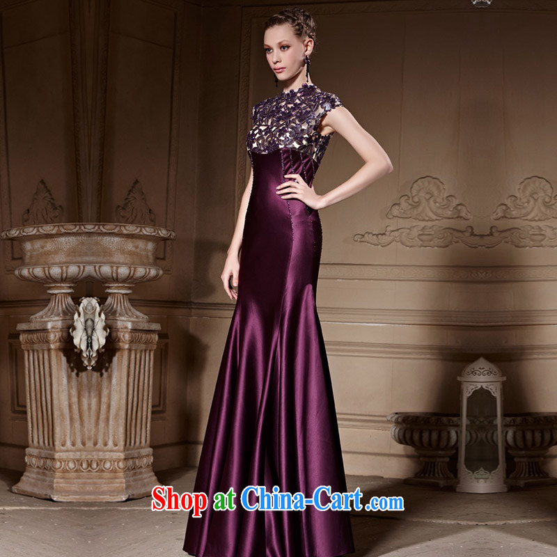 Creative Fox high-end custom dress dream courage empty dress banquet toast. The annual dress purple long at Merlion dress 81,816 color pictures tailored to creative Fox (coniefox), online shopping