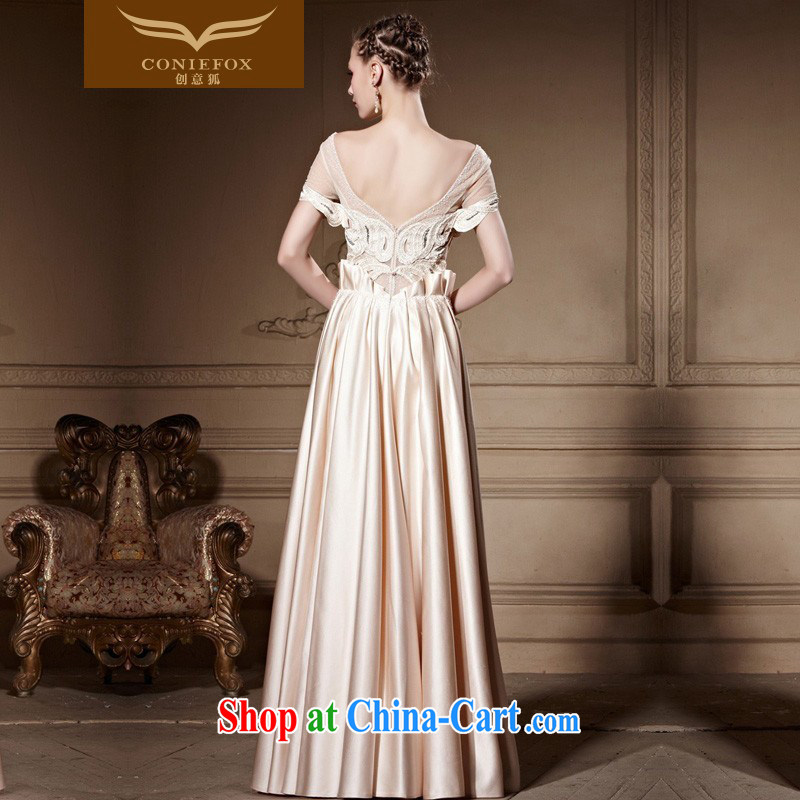 Creative Fox high-end custom dress spring new dream French dress Banquet Hosted performances dress elegant evening dress 81,826 picture color tailored, creative Fox (coniefox), online shopping