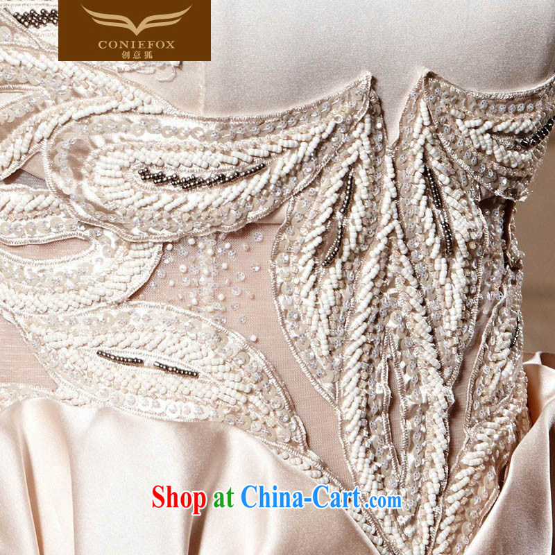 Creative Fox high-end custom dress spring new dream French dress Banquet Hosted performances dress elegant evening dress 81,826 picture color tailored, creative Fox (coniefox), online shopping
