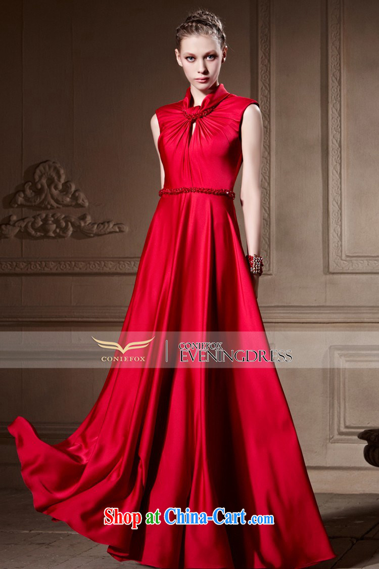 Creative Fox Evening Dress elegant wedding dress red toast serving evening dress elegant long fall annual dress the dress evening dress 81,992 picture color XXL pictures, price, brand platters! Elections are good character, the national distribution, so why buy now enjoy more preferential! Health