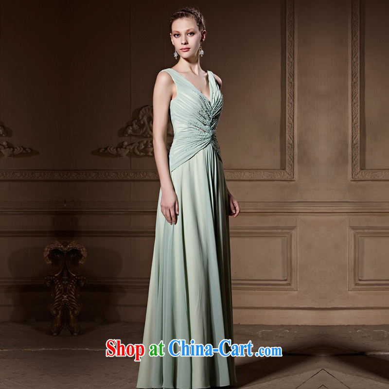 Creative Fox high quality custom dress sense of V for long, banquet dress Evening Dress dress graphics thin dresses women annual meeting presided over 82,015 dresses picture color tailored creative Fox (coniefox), online shopping