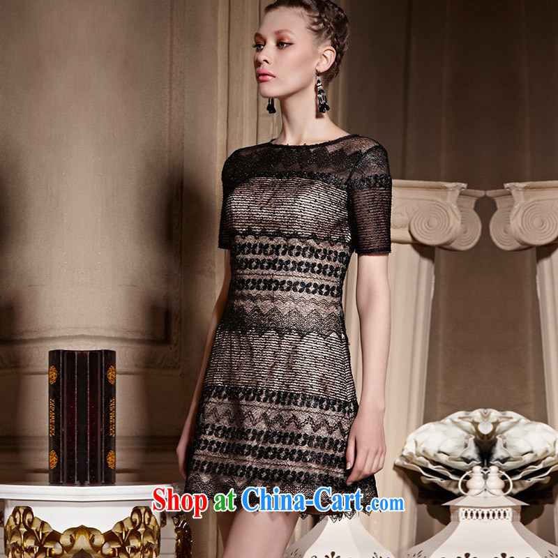Creative Fox high-end custom Evening Dress 2015 new lace short dress banquet toast. Small black dress dresses 82,021 color pictures are tailored to creative Fox (coniefox), online shopping