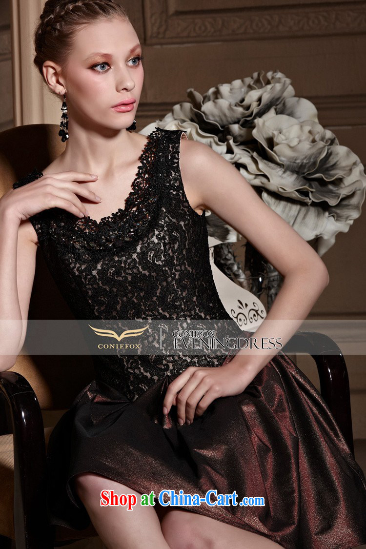 Creative Fox high quality custom dress new retro lace small dress short black dress, dresses banquet evening dress dress 82,022 picture color tailored pictures, price, brand platters! Elections are good character, the national distribution, so why buy now enjoy more preferential! Health