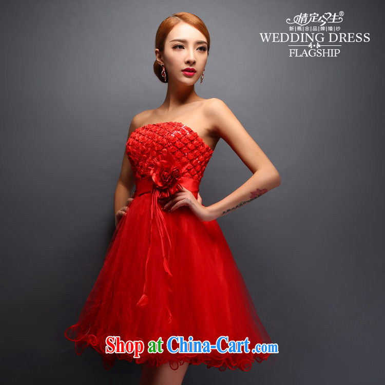 New 2015 love life and stylish bridal bridesmaid wedding toast wedding dress the wedding dress Evening Dress short girls accessories package L pictures, price, brand platters! Elections are good character, the national distribution, so why buy now enjoy more preferential! Health