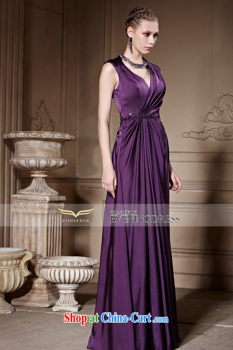 Creative Fox high-end custom dress new noble purple evening dress banquet long red carpet evening dress moderator dress dresses 82,028 picture color tailored pictures, price, brand platters! Elections are good character, the national distribution, so why buy now enjoy more preferential! Health
