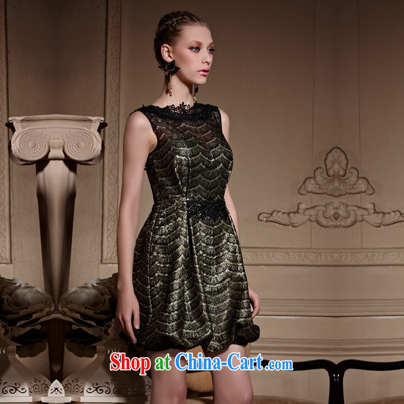 Creative Fox high-end custom dress new, modern short dresses, elegant black lace small dress banquet toast clothing dresses 82,032 color pictures tailored to creative Fox (coniefox), online shopping