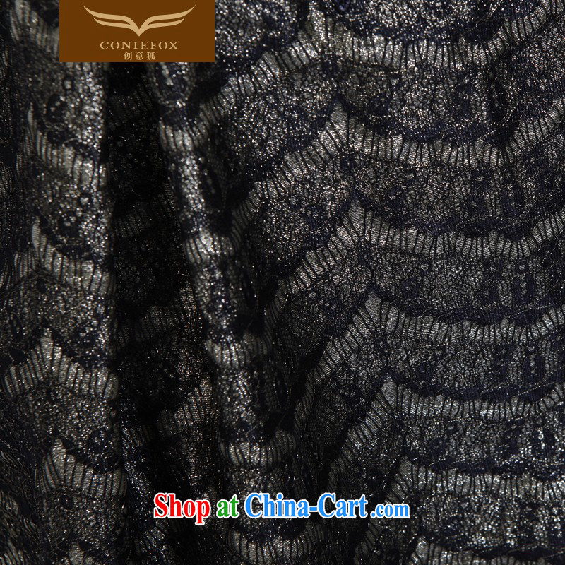 Creative Fox high-end custom dress new, modern short dresses, elegant black lace small dress banquet toast clothing dresses 82,032 color pictures tailored to creative Fox (coniefox), online shopping