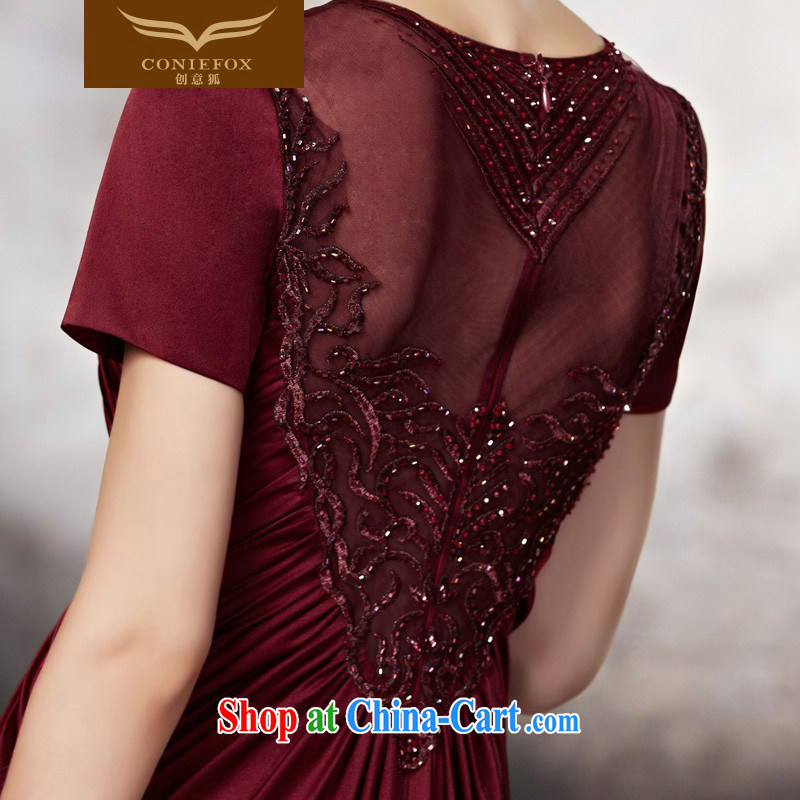 Creative Fox dress high-end custom dress 2015 New Beauty fall dress uniform toasting banquet dress long dress 30,809 color pictures are tailored to creative Fox (coniefox), online shopping