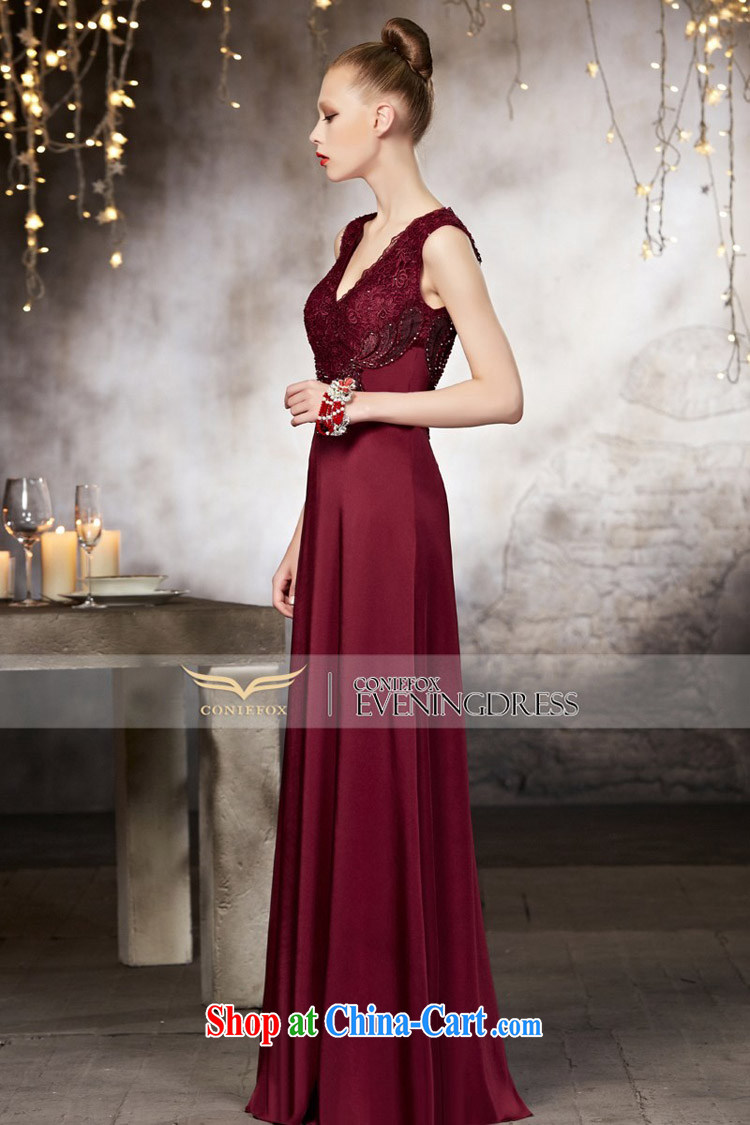 Creative Fox dress high-end custom dress long, cultivating V for evening dress red bridal wedding dress banquet toast serving 30,810 picture color tailored pictures, price, brand platters! Elections are good character, the national distribution, so why buy now enjoy more preferential! Health