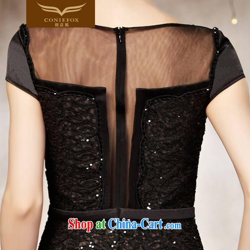 Creative Fox dress high-end custom dress sexy short black small dress banquet toast clothing beauty dress dresses short 30,821 color pictures are tailored to creative Fox (coniefox), and on-line shopping