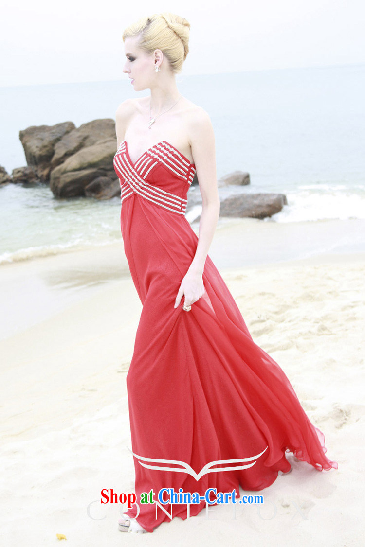 Creative Fox dress elegant long red dresses bare chest banquet Evening Dress toast Service Bridal wedding dresses beach skirt 80,868 red XXL pictures, price, brand platters! Elections are good character, the national distribution, so why buy now enjoy more preferential! Health