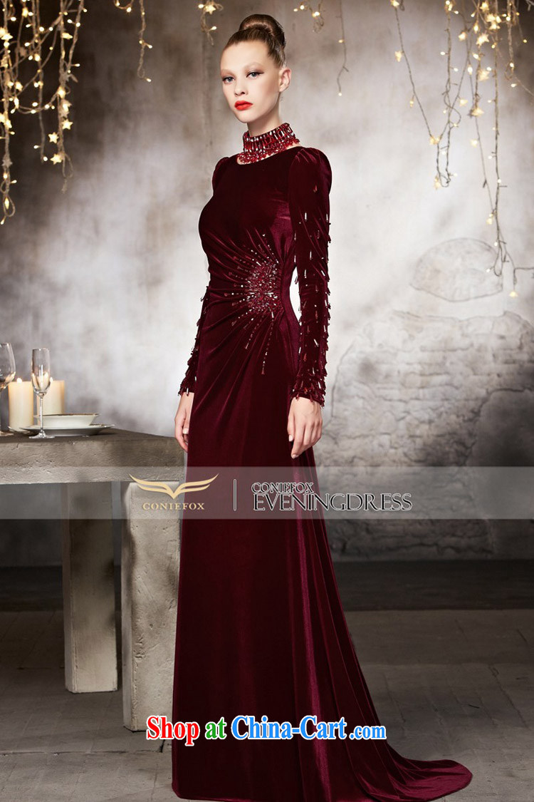Creative Fox Evening Dress long-sleeved gown 2015 New Long fall dress advanced custom dress banquet toast serving 30,836 picture color tailored pictures, price, brand platters! Elections are good character, the national distribution, so why buy now enjoy more preferential! Health