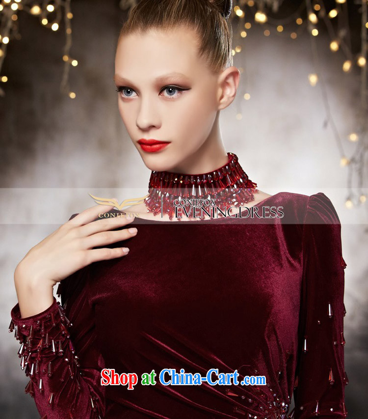 Creative Fox Evening Dress long-sleeved gown 2015 New Long fall dress advanced custom dress banquet toast serving 30,836 picture color tailored pictures, price, brand platters! Elections are good character, the national distribution, so why buy now enjoy more preferential! Health