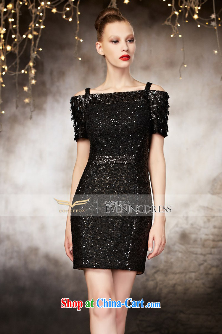 Creative Fox advanced custom small dress 2015 new short Tuxedo Black beauty strap evening dress dress upscale short skirt 30,886 picture color tailored pictures, price, brand platters! Elections are good character, the national distribution, so why buy now enjoy more preferential! Health